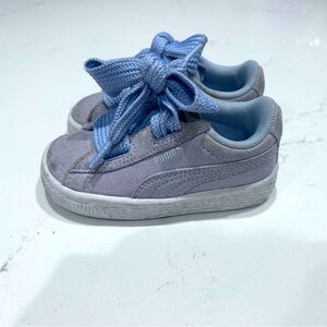 Toddler bubble laces Puma sneakers